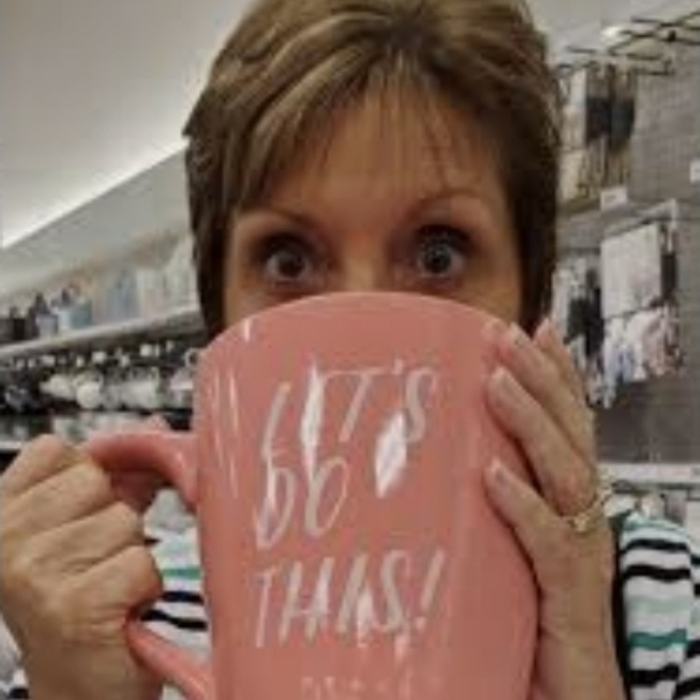 48oz “Let’s Do This!” Giant Pink Mug – Stoneware (NWOT) Clay Art ☕💗